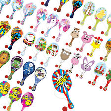 Wooden Paddle Ball Bats - 6