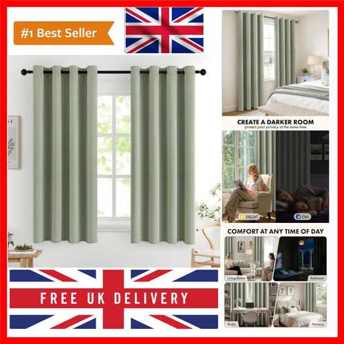 Sage green blackout curtains - sage,