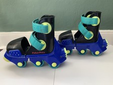 Vintage 1994 Fisher Price Grow With Me Adjustable In Line Roller Skates