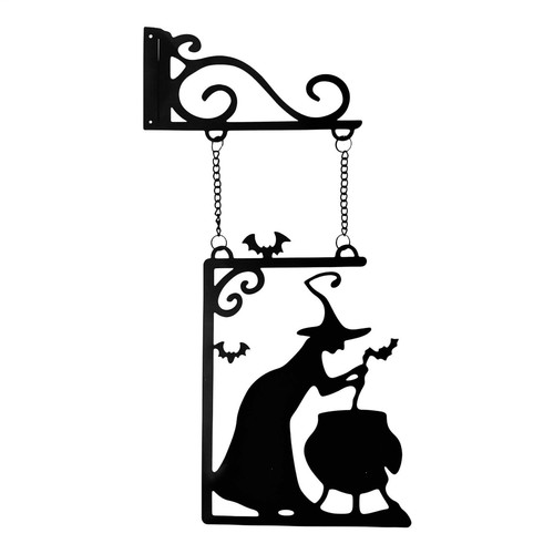 Halloween witch metal - halloween,