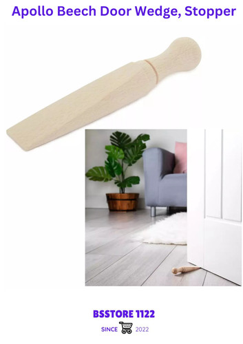 Door stopper wooden beech - stopper,,