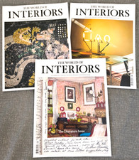 3 x World Of Interiors Magazine Bundle - July, Aug & Sep 2025 - Like NEW