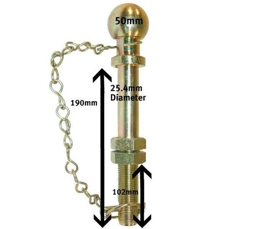 Tow ball hitch 25mm - tow,