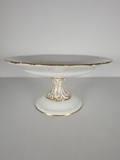 Antique White Gilded Pedestal