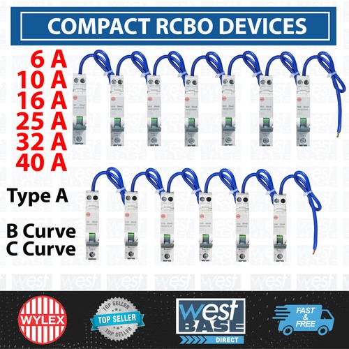 Wylex compact rcbo 6a 10a - rcbo,