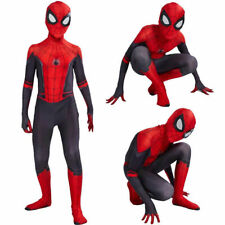 Kids SpiderMan Boys Miles Morales Tobey Maguire Outfits Jumpsuit Cosplay Costume