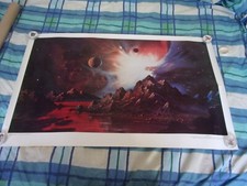 David A Hardy Genesis Poster - Personality Posters - Excellent Condition 