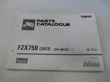 Yamaha FZX750 Parts List 1st