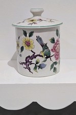 Antique James Kent England CHINESE ROSE Old Foley lidded Jam pot #833 VGC