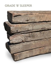 Timber sleeper reclaimed grade - timber,