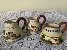 3 Torquay Ware  Creamers -
