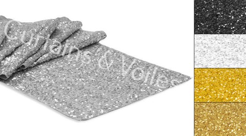 Sequin sparkle table runner - sequin,