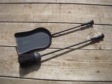 Vintage Style Fire Iron Companion Pieces Shovel & Brush