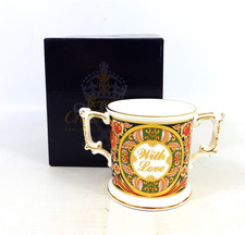 Vintage Boxed Royal Crown Derby 'With Love' Millennium 2000 Loving Cup