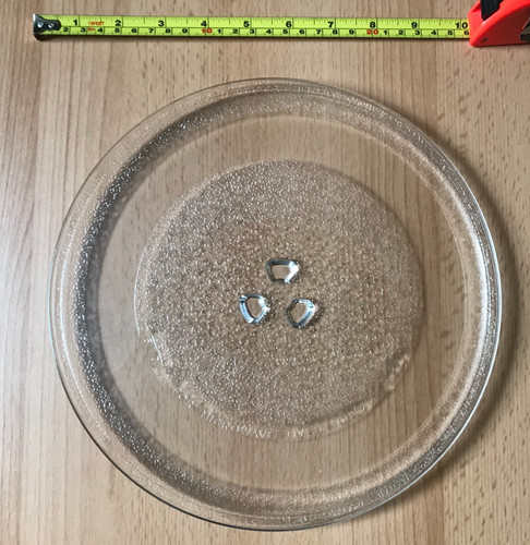 Glass microwave oven plate - glass,
