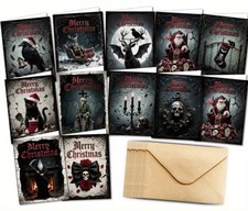 Gothic style christmas - style, cards
