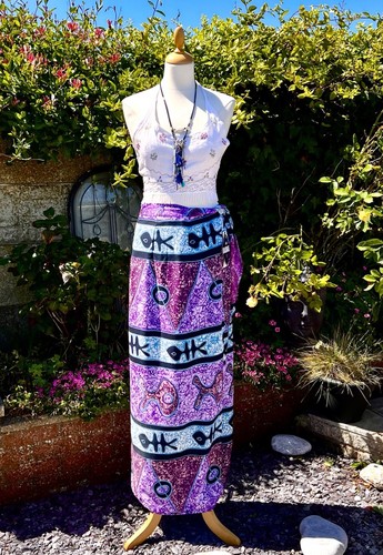 Sarong vintage batik handmade - vintage,