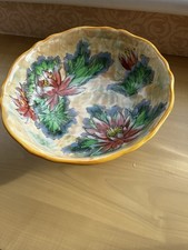 Royal Doulton Bowl Water Lily Design 20Cm Diameter 11Cm HighExcellent Condition