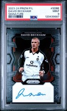 David Beckham Auto - Panini Prizm Signature Premier League 23/24 *PSA 9*