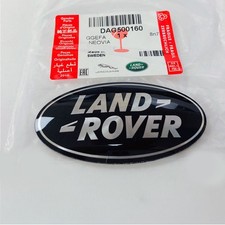 RANGE ROVER SPORT L494 GENUINE LAND ROVER GRILLE BADGE BLACK SILVER
