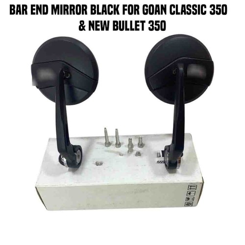 Bar end mirror black fit - fit, for