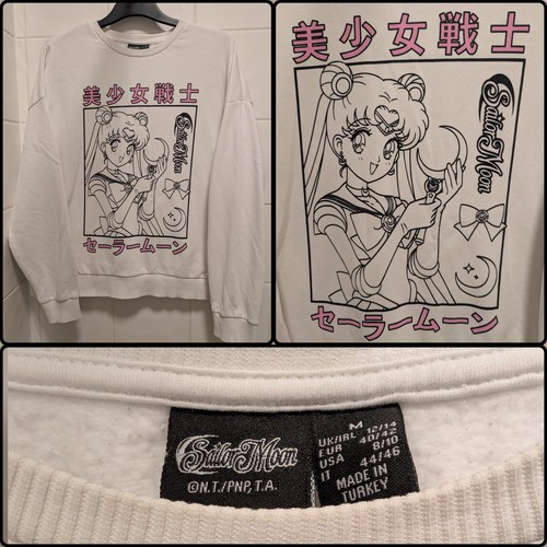 Sailor moon sweatshirt white - sailor,