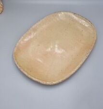 A Large Studio Pottery Salt Glazed Plate / Charger, Unmarked.