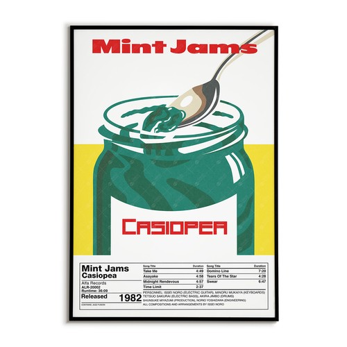 Casiopea mint jams poster - casiopea,
