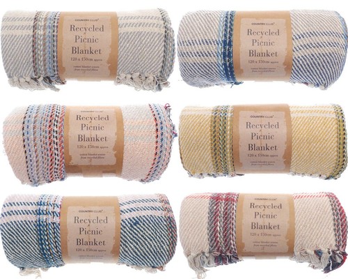 Recycled cotton picnic blanket - picnic,