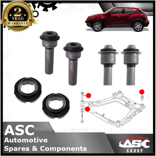 Front subframe bushes set of - front,