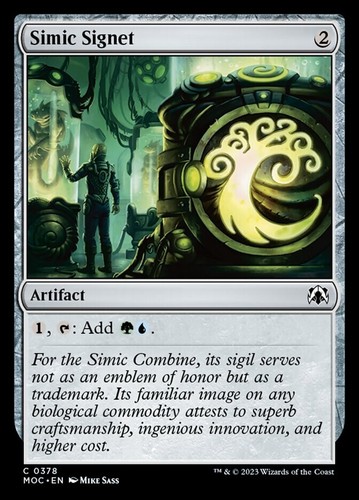 Mtg simic signet commander - simic, [commander