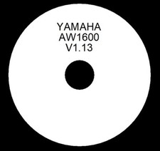 Yamaha AW1600 Firmware Operating System CD V1.13 (Latest version, CD only)