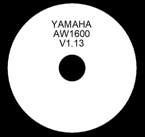 Yamaha aw1600 firmware - aw1600,