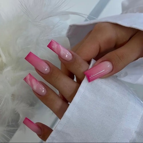 Long coffin pink - long,