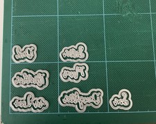 Metal Die Cutters - Words with