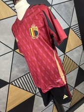 Kids Belgian Football Kit Size  9-10 Years /dark crimson red