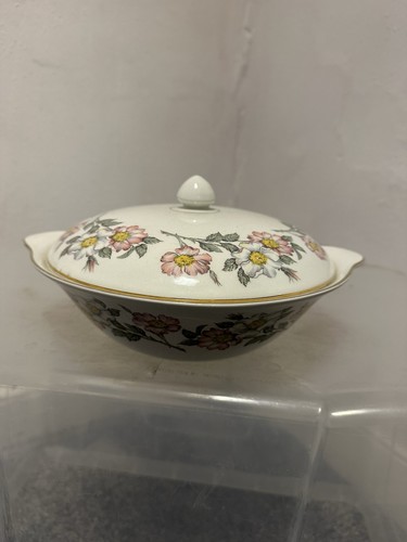 Vintage lidded serving dish - serving,