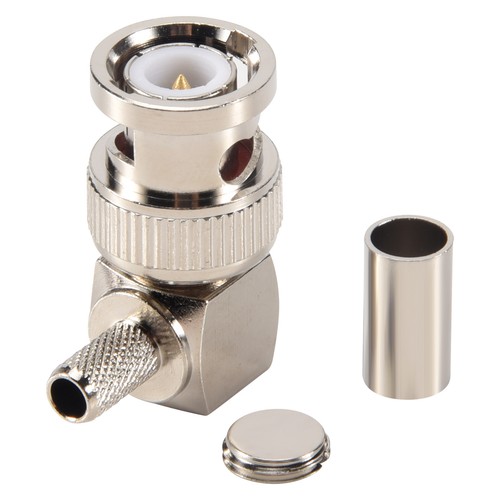 Bnc male plug - right, angle