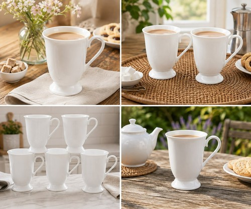 Royal white fine bone china - white,