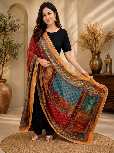 Fancy pakistani dupatta women - pakistani,