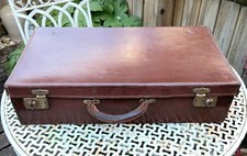 Vintage  Leather Suitcase  