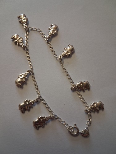 Sterling silver elephant - sterling,