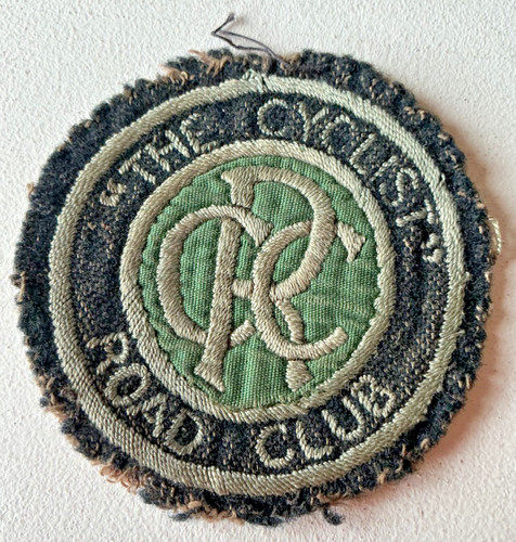 Cyclist club embroidered badge - club,