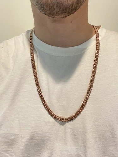 8mm mens miami cuban link - mens,