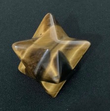 Tigers Eye Red Merkaba Star Reiki Energy Charged Natural 2 cm