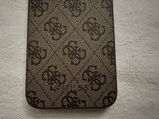 Case iPhone 15 Pro Max GUESS Brown Leather Effect, New