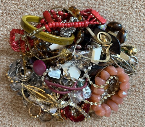 Jewellery job lot 1kg vintage - job, 1kg+