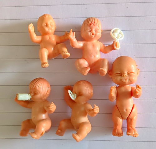 Dollhouse miniature baby - 1:12,