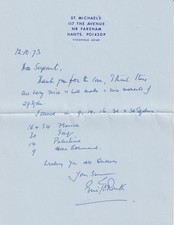 Letter Signed by Wing