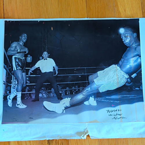 Michael watson signed vintage - michael,